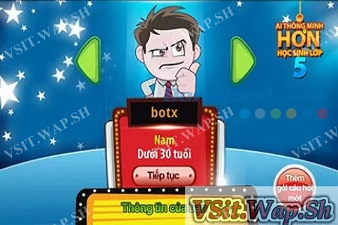 Ảnh từ Gameshow Ai thông minh hơn học sinh lớp 5 trên Android