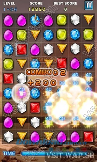 Ảnh từ Jewels Star 3 - Game xếp kim cương kinh điển 3 trên Android