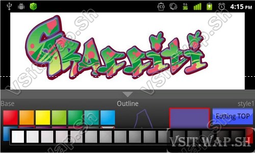 Ảnh từ Graffiti Maker cho Android - Ứng Dụng Vẽ graffiti trên Android