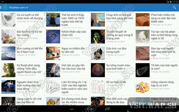 Ảnh từ KhoaHoc.com.vn for Android - Đọc tin tức khoa học trên Android